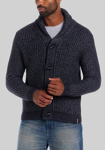 Men's Weatherproof Vintage Traditional Fit Shawl Collar Cardigan at Jos. A. Bank, Blue