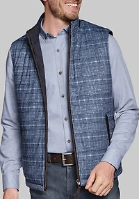 Men's Johnston & Murphy Tailored Fit Reversible Vest at Jos. A. Bank, Blue/Navy