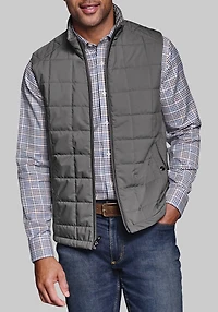 Men's Johnston & Murphy Tailored Fit Reversible Vest at Jos. A. Bank, Grey,