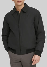 Men's Dockers Tailored Fit Micro Twill Golf Bomber Jacket at Jos. A. Bank, Black