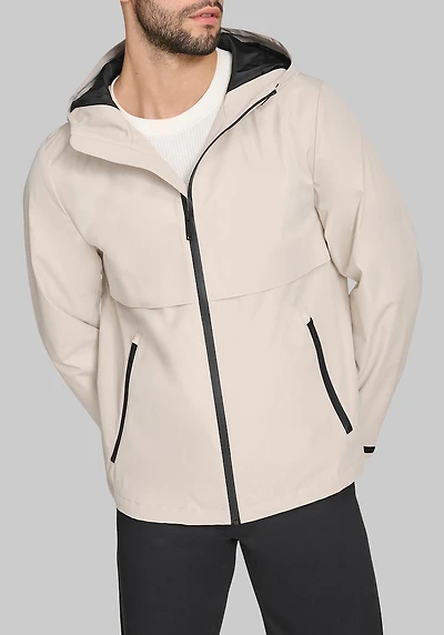Men's Dockers Tailored Fit Micro Twill Golf Bomber Jacket at Jos. A. Bank, Tan