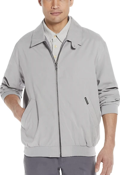 Men's Weatherproof Tailored Fit Golf Jacket at Jos. A. Bank, Light Grey