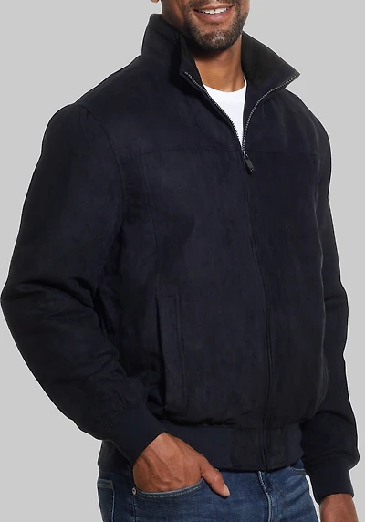 Men's Weatherproof Tailored Fit Bomber Jacket at Jos. A. Bank, Black