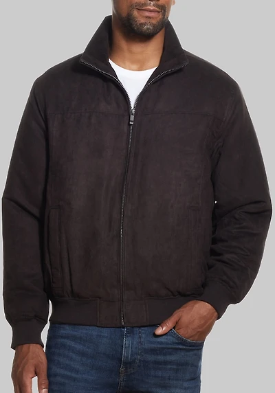 Men's Weatherproof Tailored Fit Bomber Jacket at Jos. A. Bank, Brown