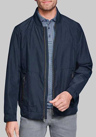 Men's Johnston & Murphy XC4® Knit-Collar Jacket at Jos. A. Bank, Blue/Navy,