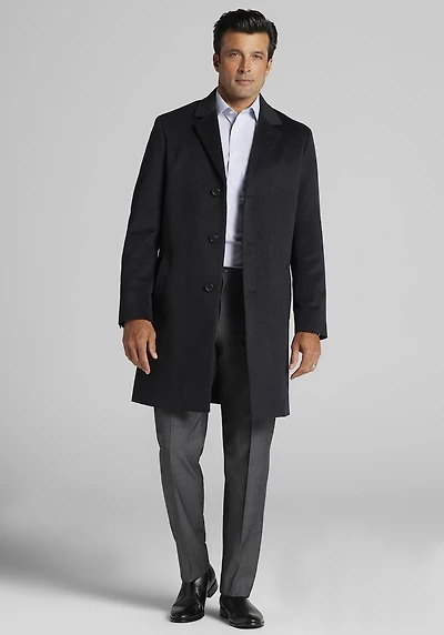 Men's Jos. A. Bank Traditional Fit Topcoat at Jos. A. Bank, Charcoal/Grey
