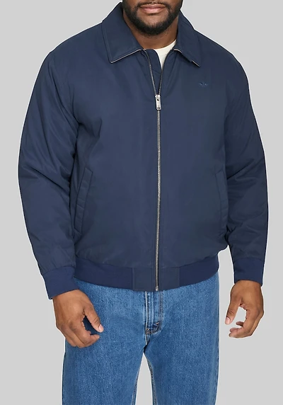 Men's Big & Tall Dockers Tailored Fit Micro Twill Golf Bomber Jacket at Jos. A. Bank, Blue/Navy