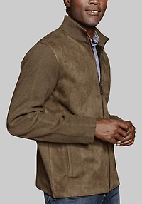 Men's Johnston & Murphy Tailored Fit Faux Suede Jacket at Jos. A. Bank, Camel/Tan