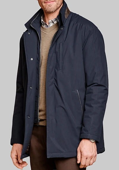 Men's Johnston & Murphy Tailored Fit Upton City Coat at Jos. A. Bank, Blue/Navy