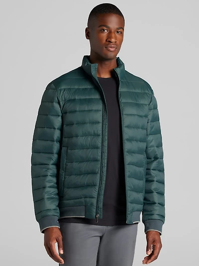 Men's Traveler® Collection Tailored Fit Puffer Jacket at Jos. A. Bank, Green Gables