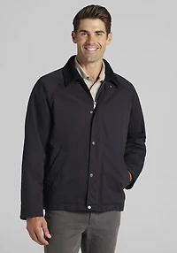 Men's Jos. A. Bank Tailored Fit Short Barn Jacket at Jos. A. Bank, Blue/Midnight Navy
