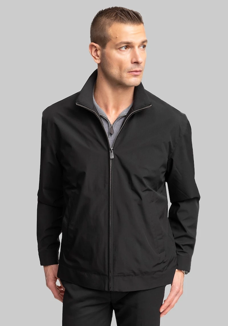 Men's Hart Schaffner Marx Ryan Lightweight Bomber at Jos. A. Bank, Black