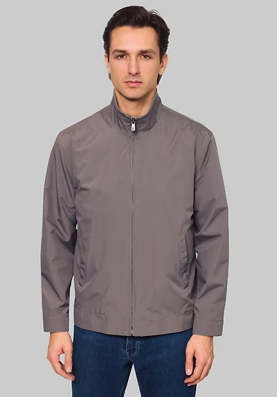 Men's Hart Schaffner Marx Ryan Lightweight Bomber at Jos. A. Bank, Charcoal/Grey