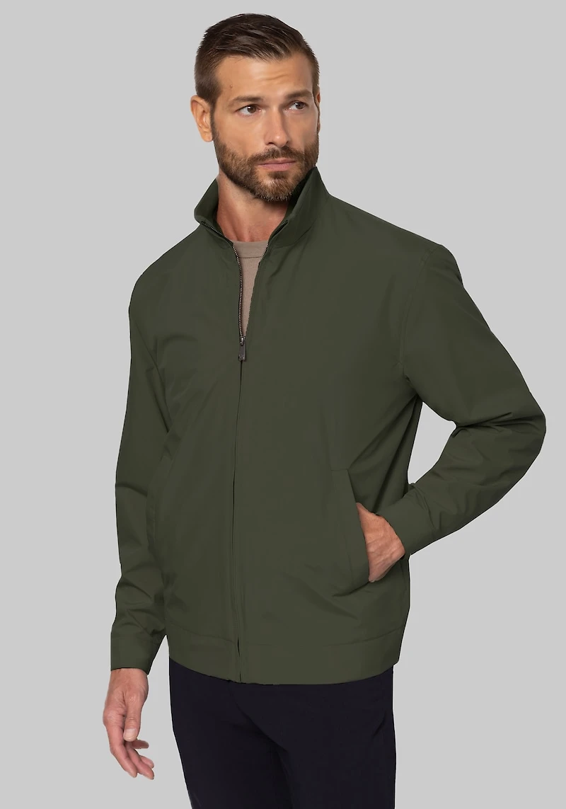 Men's Hart Schaffner Marx Ryan Lightweight Bomber at Jos. A. Bank, Green/Olive