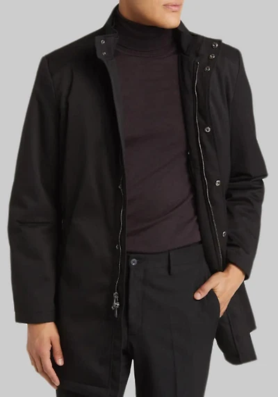 Men's Hart Schaffner Marx Bryce-CS Raincoat at Jos. A. Bank, Black