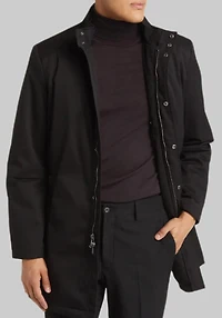 Men's Hart Schaffner Marx Bryce-CS Raincoat at Jos. A. Bank, Black