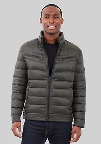 Men's Michael Kors Tailored Fit Lightweight Packable Jacket at Jos. A. Bank, Green/Olive