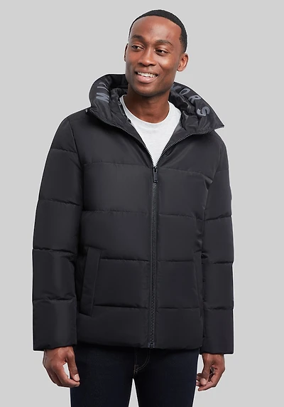 Men's Michael Kors Midweight Puffer Jacket at Jos. A. Bank, Black