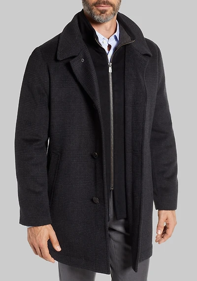 Men's Hart Schaffner Marx Ellington Topcoat at Jos. A. Bank, Charcoal/Grey