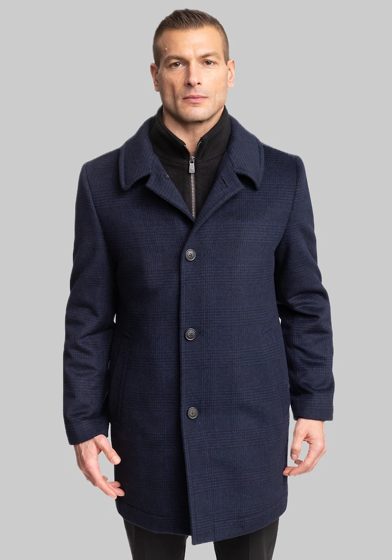 Men's Hart Schaffner Marx Macbeth Topcoat at Jos. A. Bank, Blue/Navy