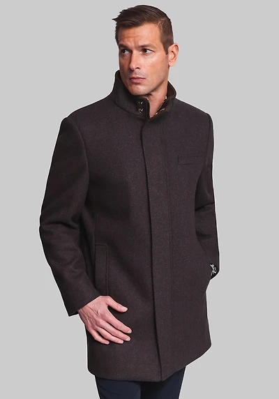 Men's Hart Schaffner Marx Genoa Single-Breasted Coat at Jos. A. Bank, Brown
