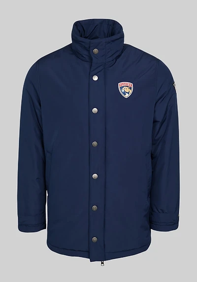 Men's NHL® Florida Panthers Tailored Fit Coach's Jacket at Jos. A. Bank, Blue/Navy