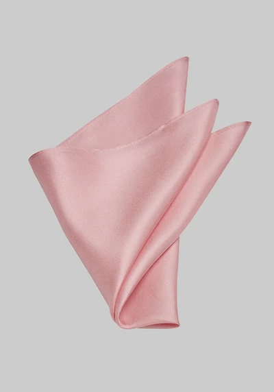 Men's Jos. A. Bank Solid Silk Pocket Square at Jos. A. Bank, Pink