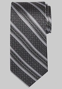 Men's Reserve Collection Textured Stripe Tie at Jos. A. Bank, Black,