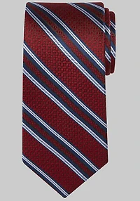 Men's Reserve Collection Textured Stripe Tie at Jos. A. Bank, Red