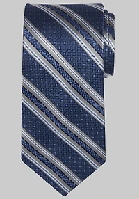 Men's Reserve Collection Textured Stripe Tie at Jos. A. Bank, Blue/Navy,