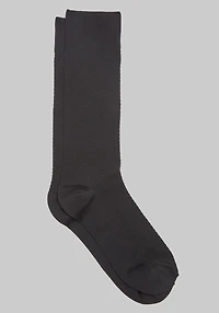 Men's Jos. A. Bank Herringbone Microfiber Tuxedo Socks at Jos. A. Bank, Black,