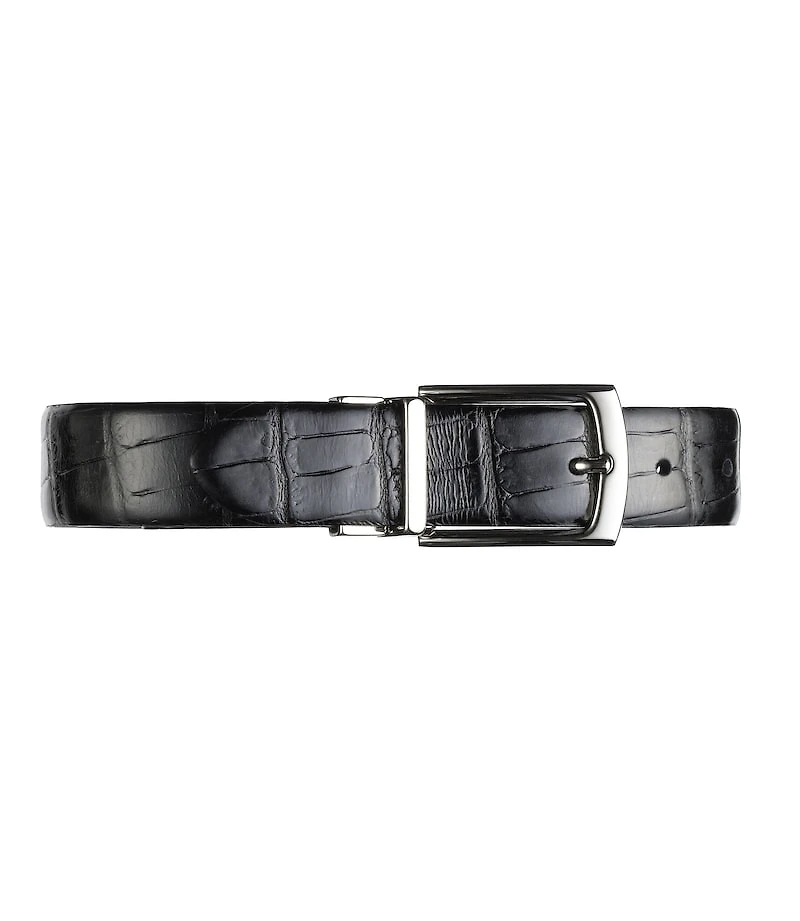 Men's Jos. A. Bank Reversible Crocodile Embossed Belt at Jos. A. Bank, Black