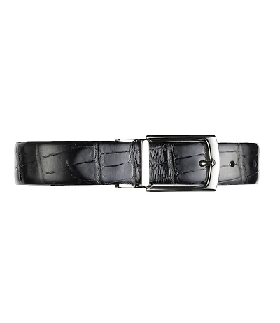 Men's Jos. A. Bank Reversible Crocodile Embossed Belt at Jos. A. Bank, Black