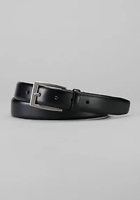 Men's Jos. A. Bank Feather Edge Leather Belt - Long at Jos. A. Bank, Black