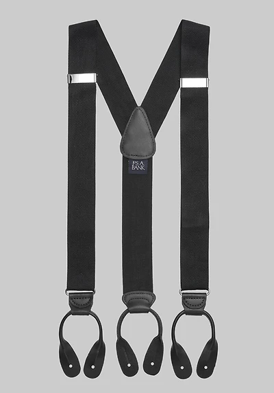 Men's Jos. A. Bank Oxford Brace Suspenders at Jos. A. Bank, Black,
