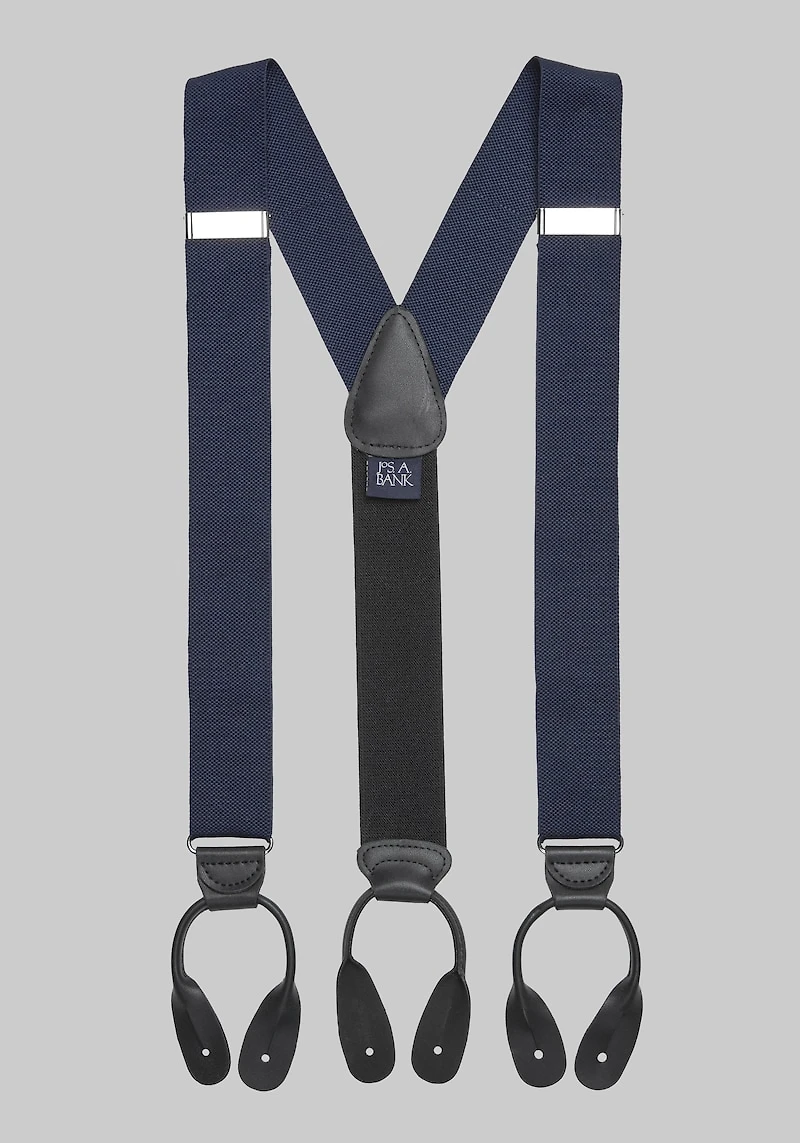 Men's Jos. A. Bank Oxford Brace Suspenders at Jos. A. Bank, Blue/Navy