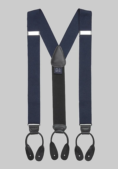 Men's Jos. A. Bank Oxford Brace Suspenders at Jos. A. Bank, Blue/Navy