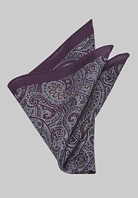 Men's Jos. A. Bank Persian Pocket Square at Jos. A. Bank, Purple,