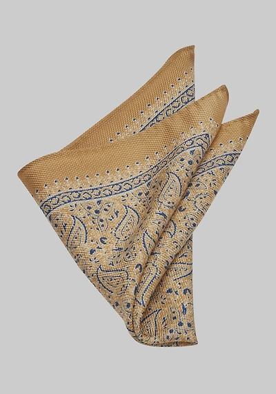 Men's Jos. A. Bank Medallion Pocket Square at Jos. A. Bank, Gold
