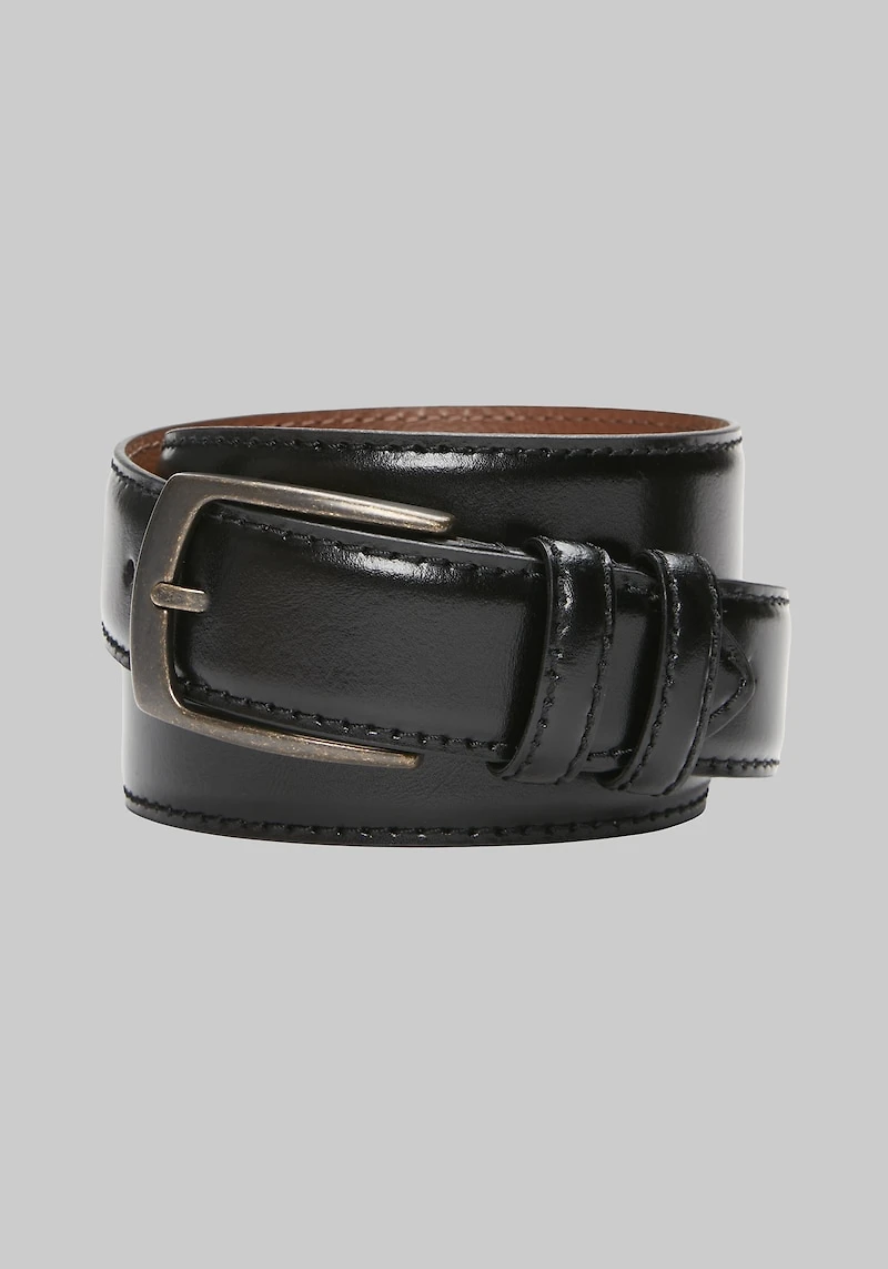 Men's Joseph Abboud Padded Stitched Belt at Jos. A. Bank, Black