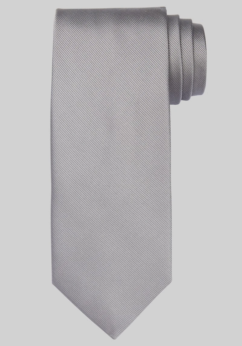 Men's Traveler Collection Solid Tie at Jos. A. Bank, Grey