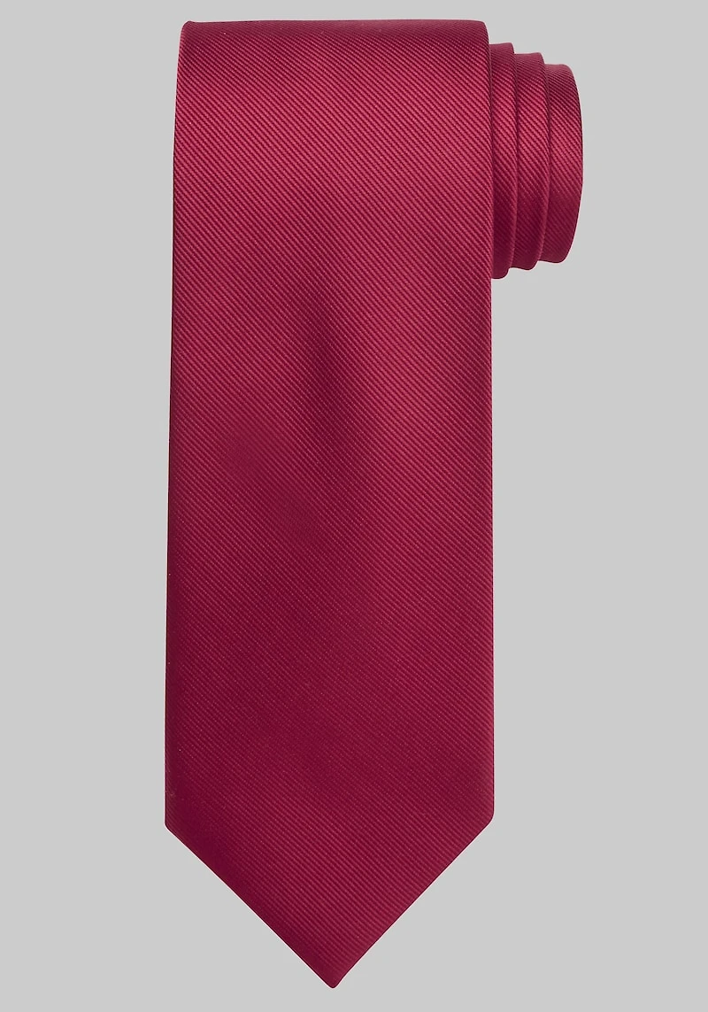 Men's Traveler Collection Solid Tie at Jos. A. Bank, Red