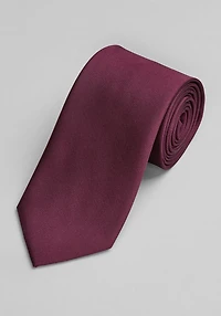 Men's Traveler Collection Solid Tie - Long at Jos. A. Bank, Burgundy/Wine,