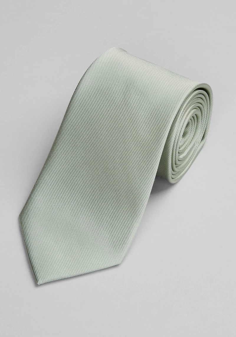 Men's Traveler Collection Solid Tie - Long at Jos. A. Bank, Dusty Sage/Green,