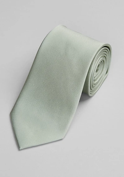 Men's Traveler Collection Solid Tie - Long at Jos. A. Bank, Dusty Sage/Green,