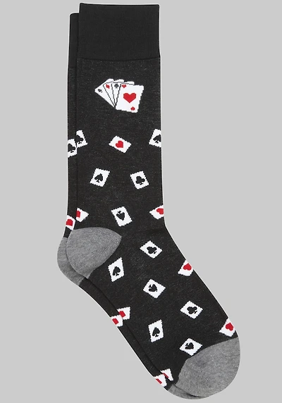 Men's Jos. A. Bank Cards Sock at Jos. A. Bank, Black,