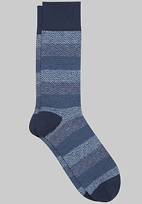 Men's Jos. A. Bank Chevron Stripe Socks at Jos. A. Bank, Blue/Xavier Navy, 