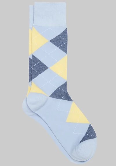 Men's Jos. A. Bank Argyle Socks at Jos. A. Bank, Kentucky Blue,