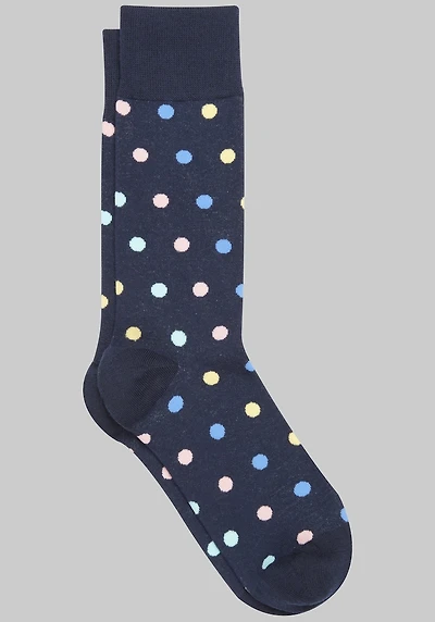 Men's Jos. A. Bank Dot Socks at Jos. A. Bank, Blue/Xavier Navy,