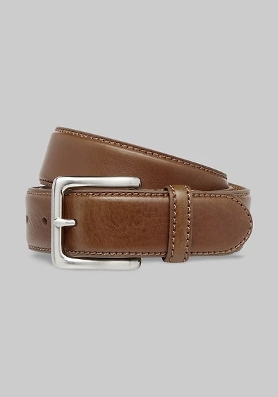 Men's Jos. A. Bank Leather Dress Belt at Jos. A. Bank, Cognac/Tan